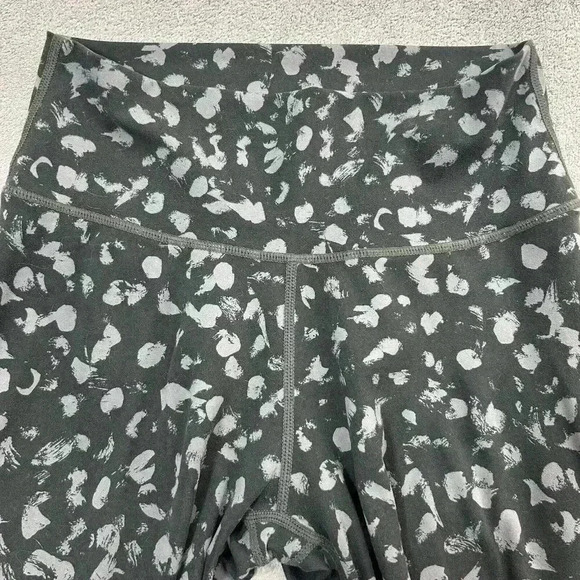 Varley Legging Womens Small Century Black Broken Mini Spot Athleisure Workout - Picture 6 of 11